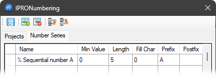 Numbering - Persistent Number Series