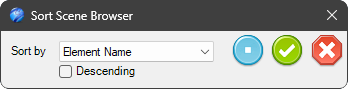 Reorder SceneBrowser