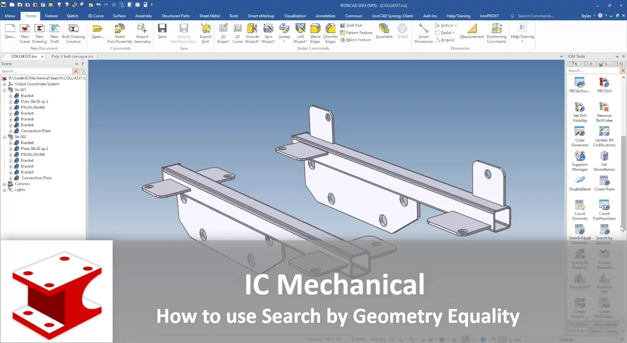 Youtube video - Search by Geometry Equality