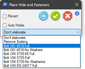 Place Hole&Fasteners