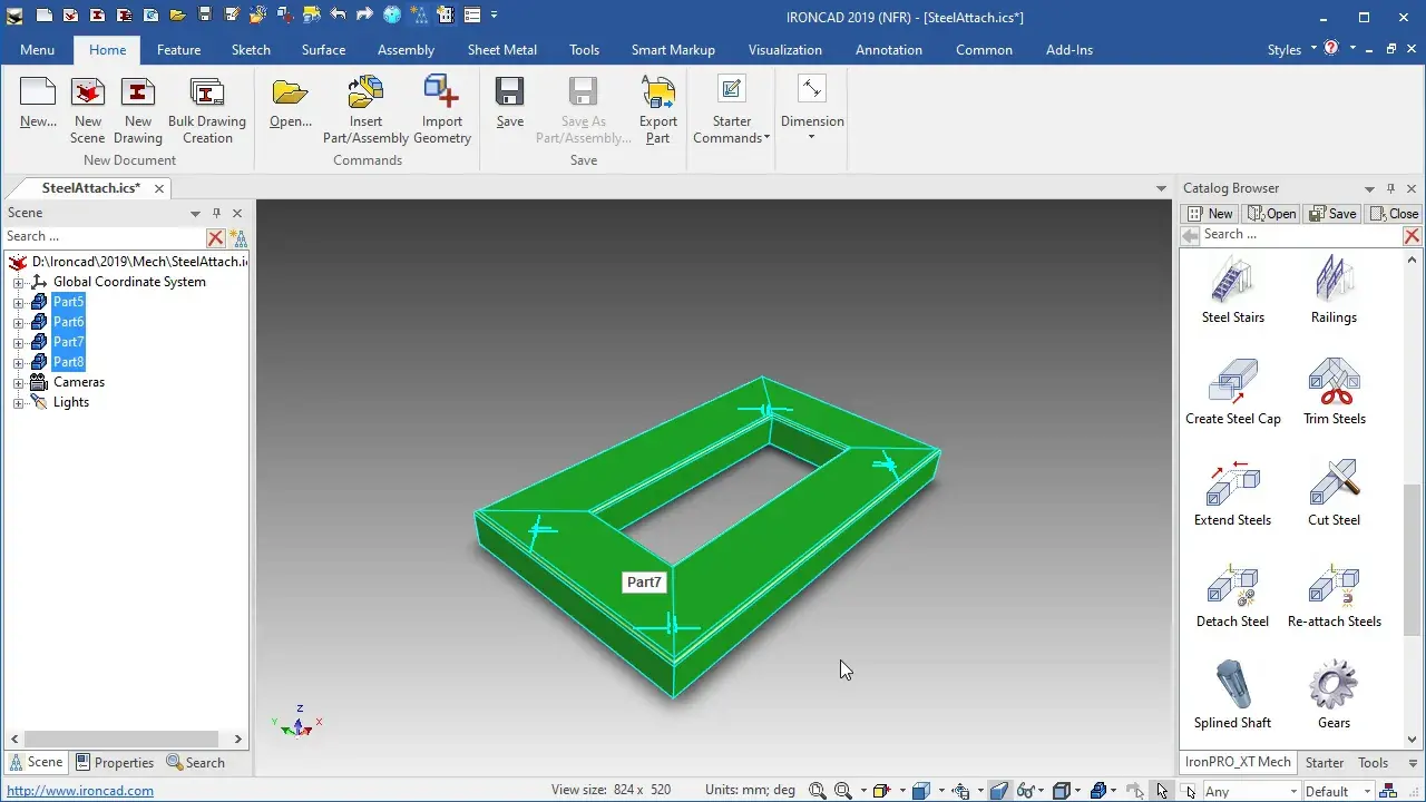 Youtube video - Detach Steels