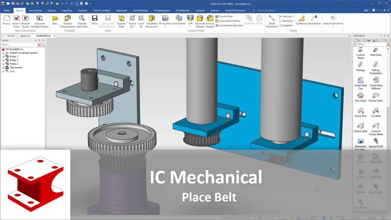 Youtube video - Place Belt