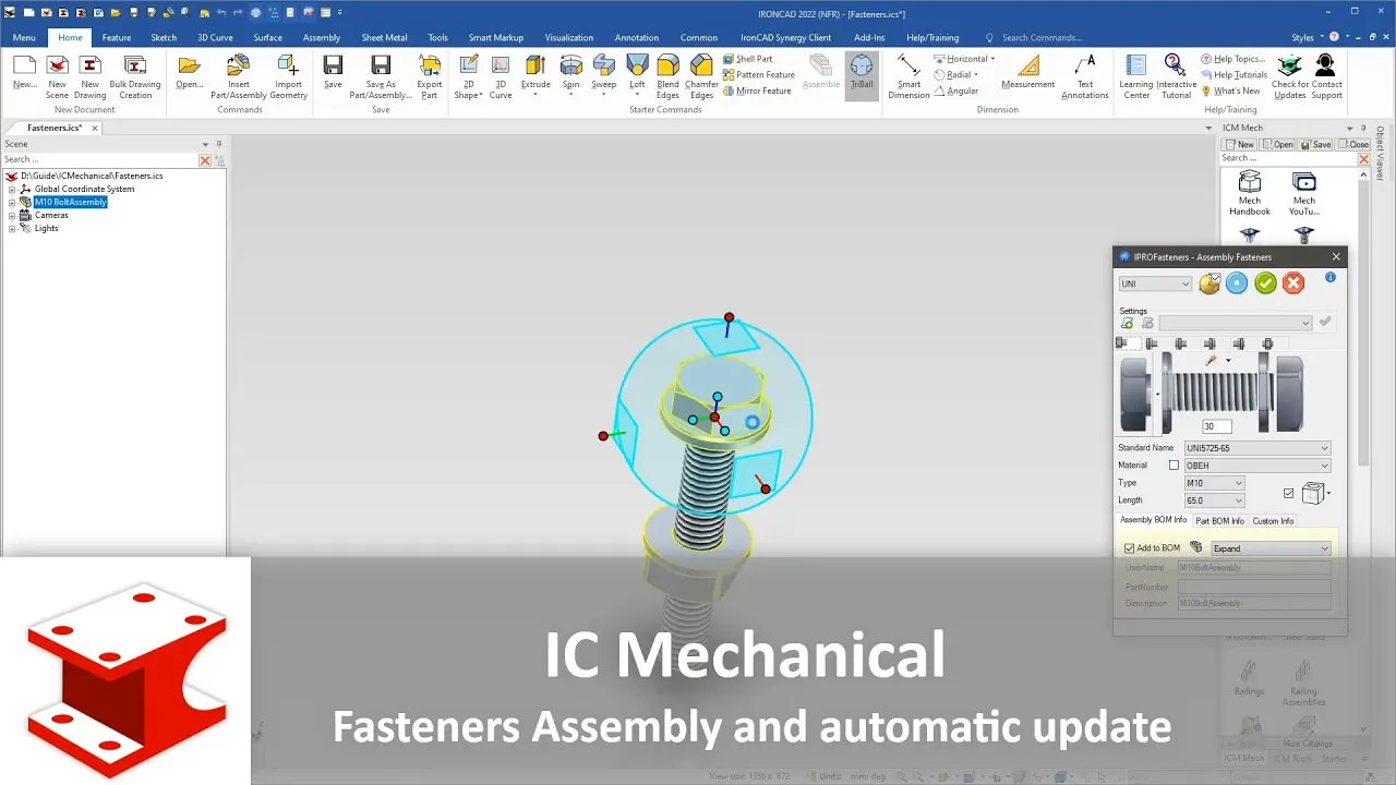 Youtube video - Fasteners Assembly
