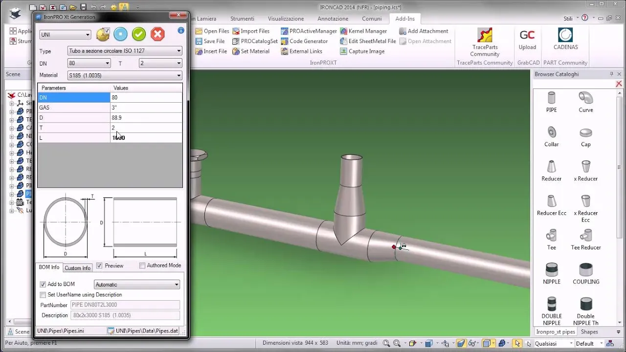 Youtube video - Pipe Elements