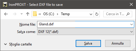 Save as Face to DXF