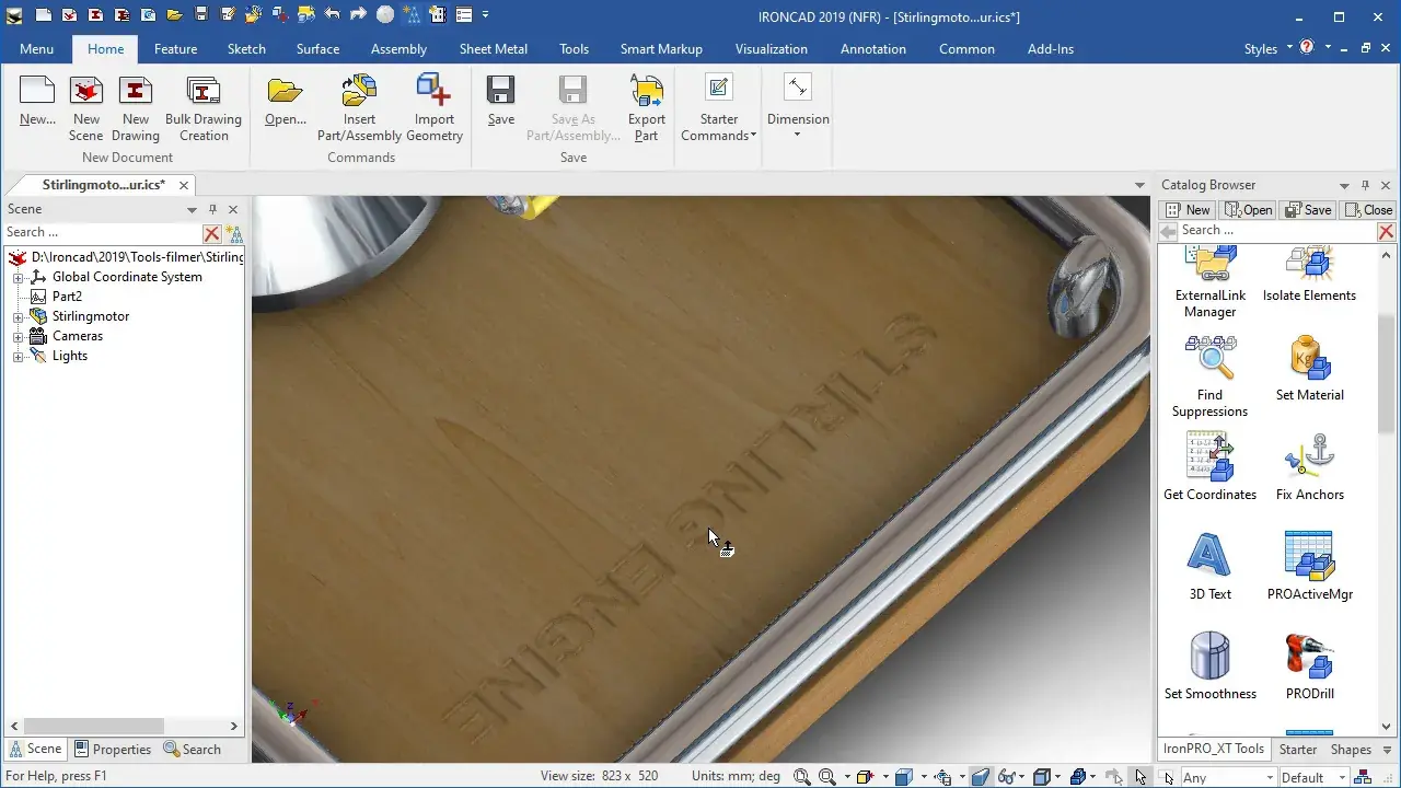 Youtube video - Text 3D