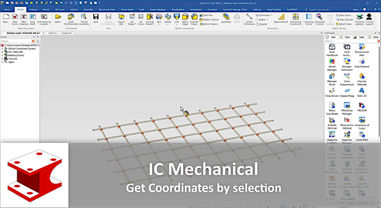 Youtube video - Get Coordinates