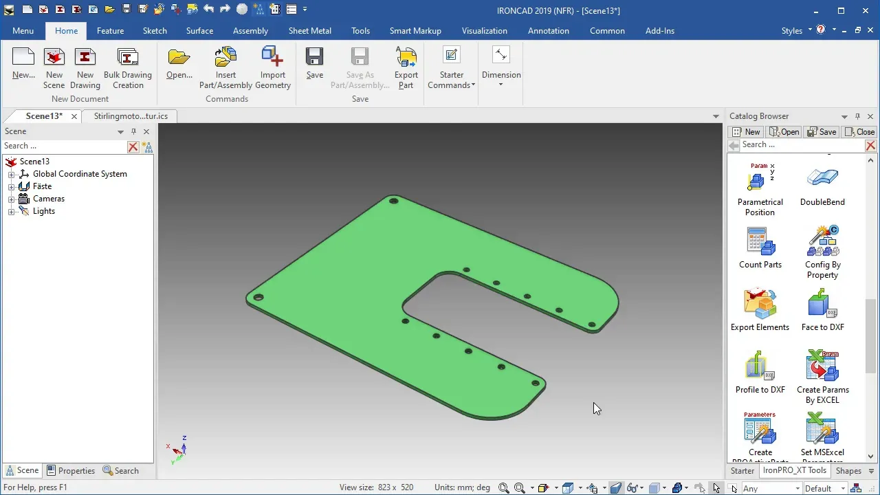 Youtube video - Face to DXF