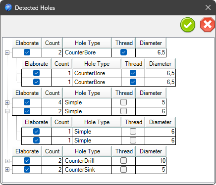 Detect Holes