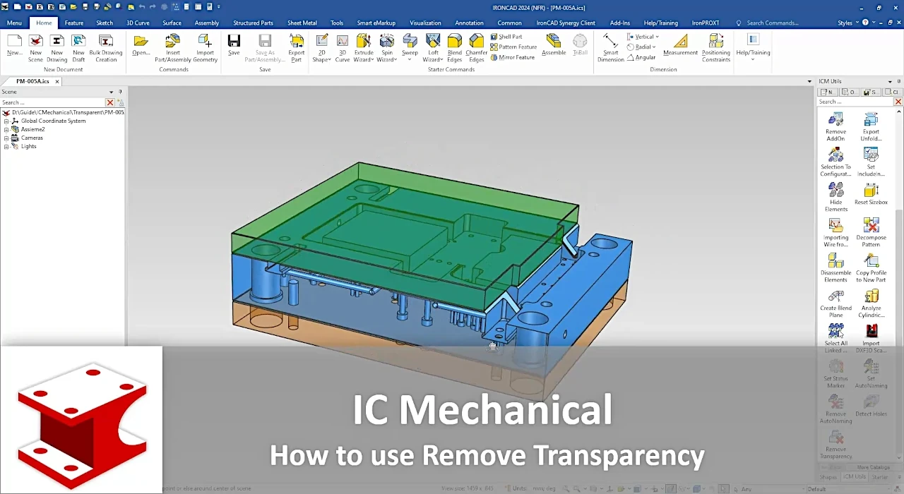 Youtube video - Remove Transparency