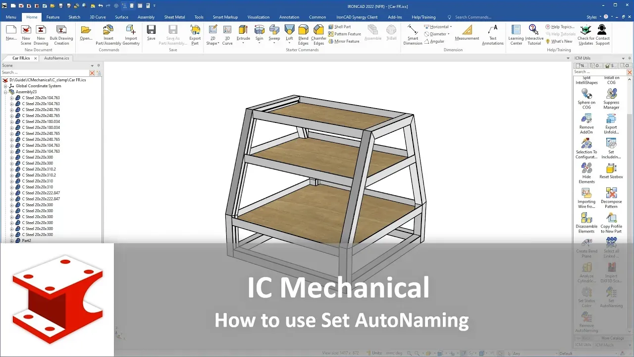 Youtube video - Set AutoNaming
