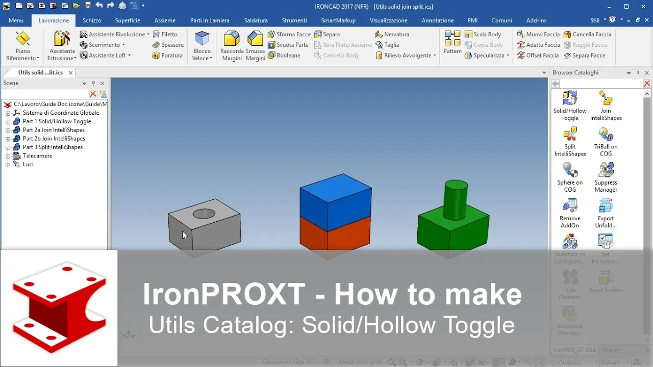Youtube video - Solid-Hollow Toggle