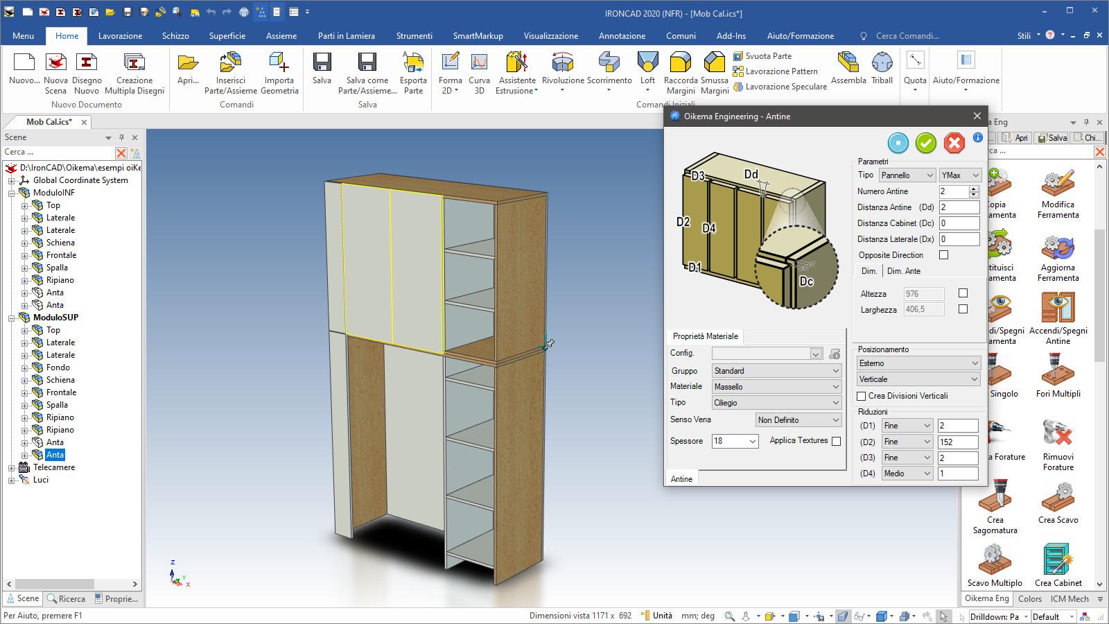  Posizionamento Antine 